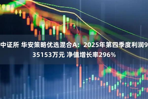 中证所 华安策略优选混合A：2025年第四季度利润935153万元 净值增长率296%